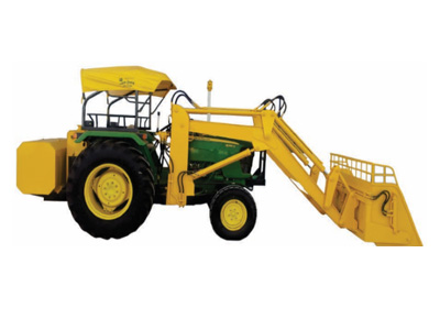 Om India Export Ginning Machine and Spare Parts - Tractor with Loader Attachment