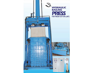 Om India Export Ginning Machine and Spare Parts - Hydrulic Bailing Press