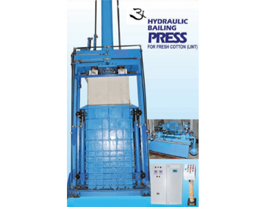 Om India Export Ginning Machine and Spare Parts - Hydraulic Bailing Press